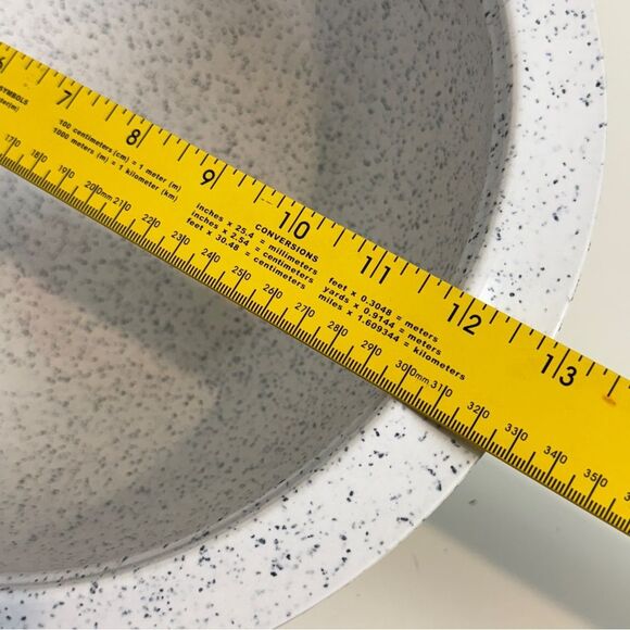 Vintage Delta Group Confetti Melamine Speckled 4 Bowl Set Italy - Picture 5 of 8